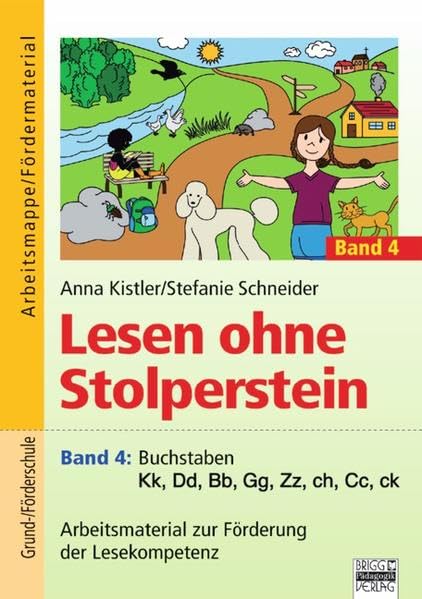 Lesen ohne Stolperstein: Band 4 - Buchstaben Kk, Dd, Bb, Gg, Zz, ch, Cc, ck: Arbeitsmaterial zur Förderung der Lesekompetenz. Arbeitsmappe/Fördermaterial Study Guides