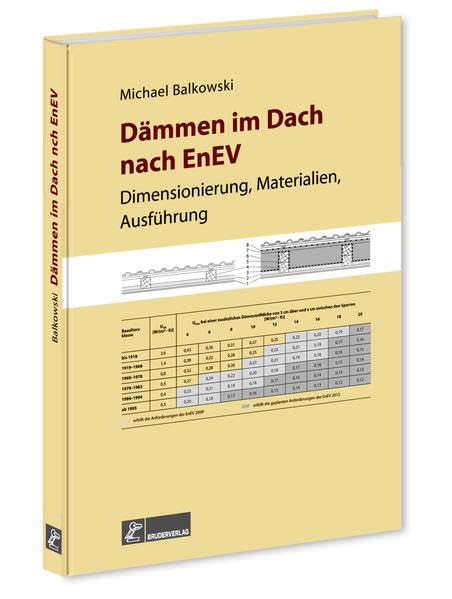 Dämmen im Dach nach EnEV: Dimensionierung, Materialien, Ausführung Business & Technology