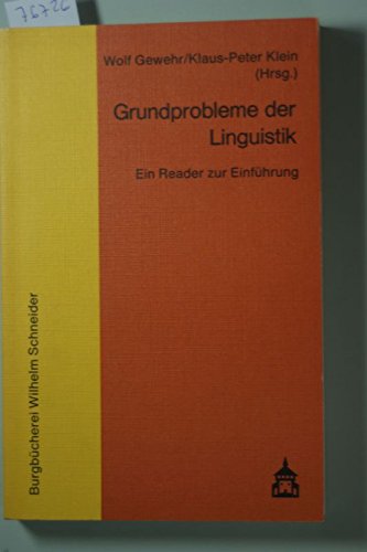 Grundprobleme der Linguistik. Books