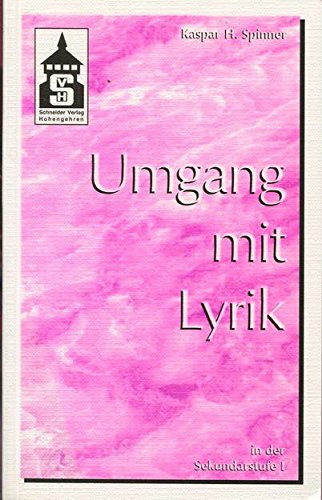 Umgang mit Lyrik: In der Sekundarstufe I Contemporary literature