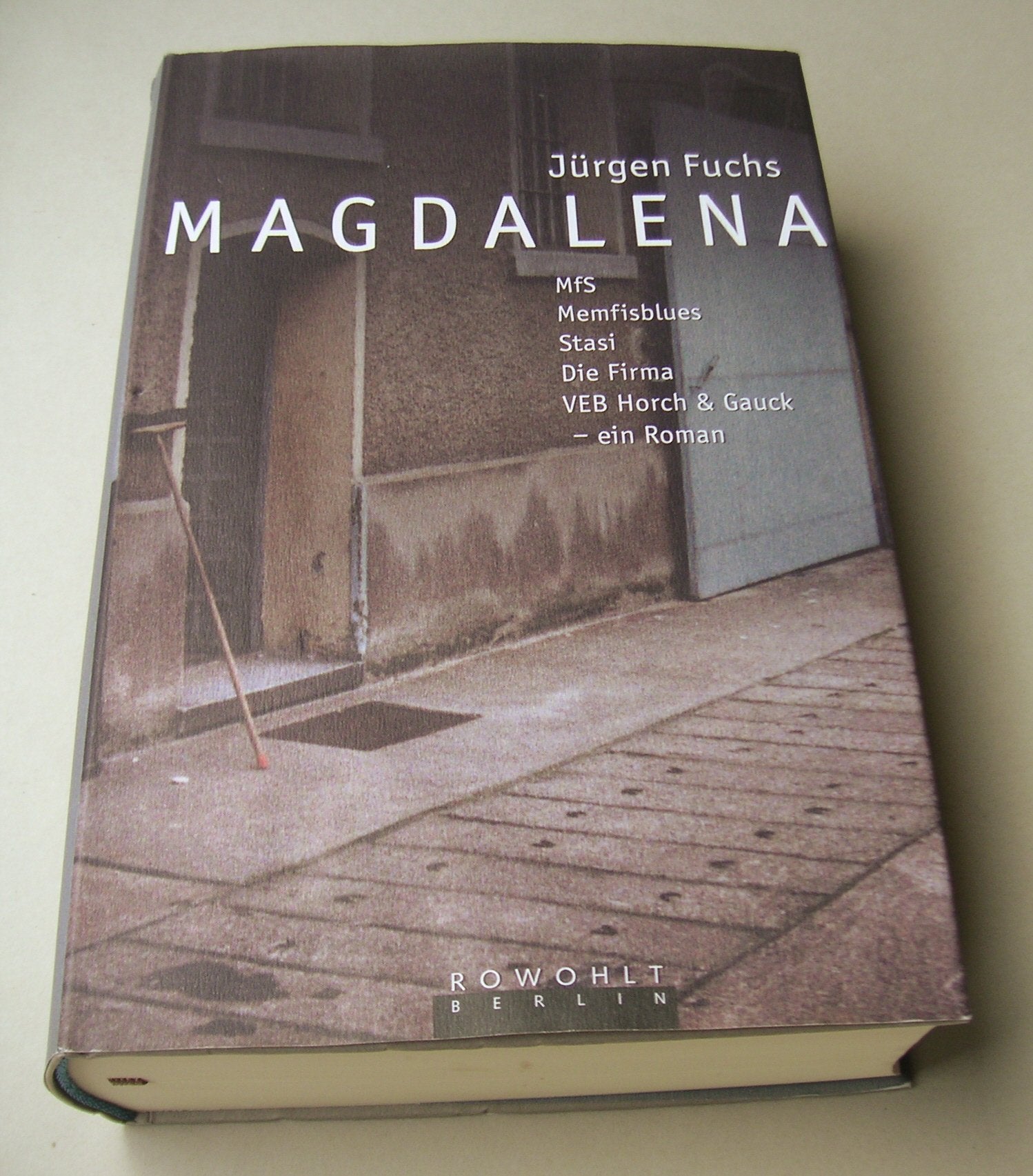Magdalena. MfS Memfisblues Stasi Die Firma VEB Horch & Gauck. Ein Roman Fiction