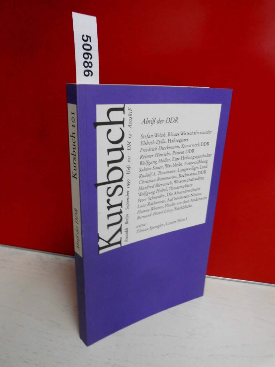 Kursbuch 1990 - Abriß der DDR Books