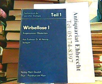 Taschenbuch der speziellen Zoologie, Tl.1, Wirbellose Business & Technology
