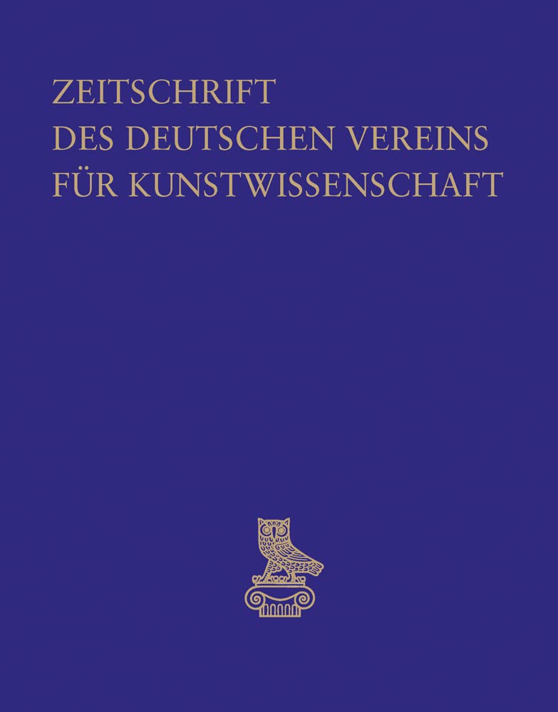 Zeitschrift des Deutschen Vereins für Kunstwissenschaft Architecture
