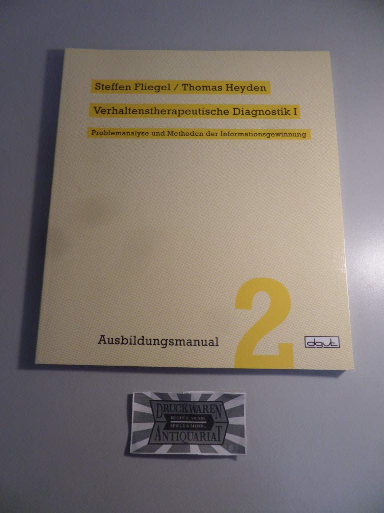 Verhaltenstherapeutische Diagnostik I Social Sciences