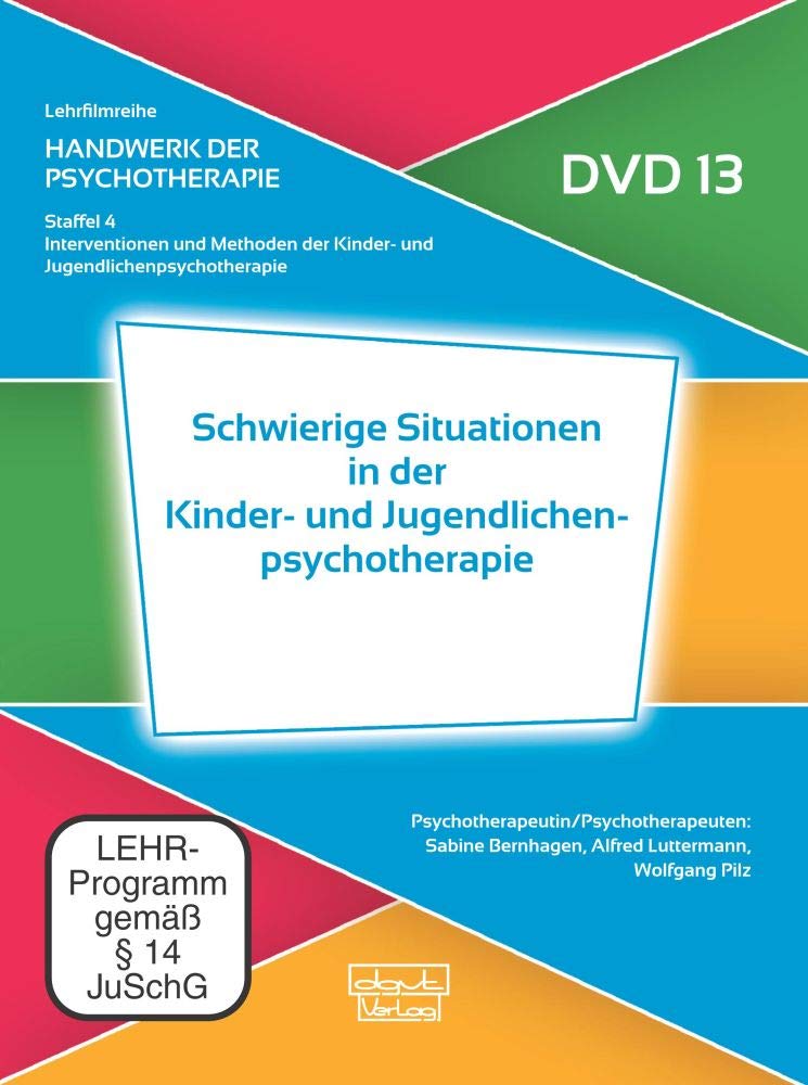 Schwierige Situationen in der Kinder- und Jugendlichenpsychotherapie (DVD 13) Medicine Books