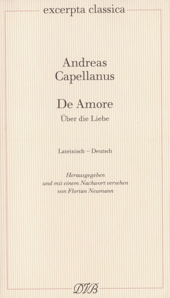 De Amore /Über Liebe Philosophy Books