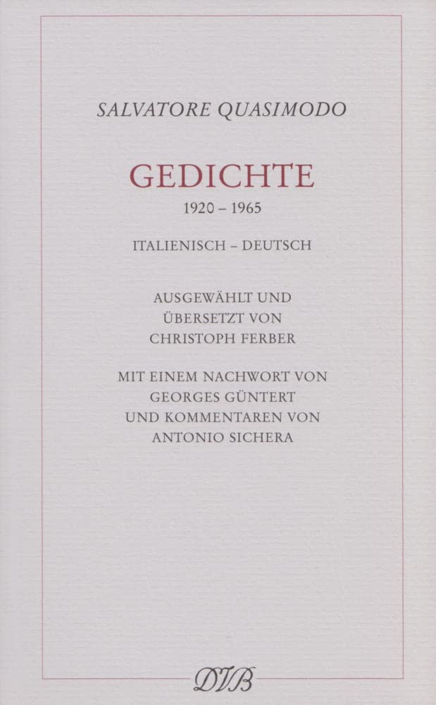 Gedichte 1920-1965: Italienisch – Deutsch Poetry