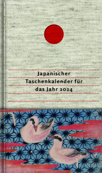 Japanischer Taschenkalender für das Jahr 2024 Poetry