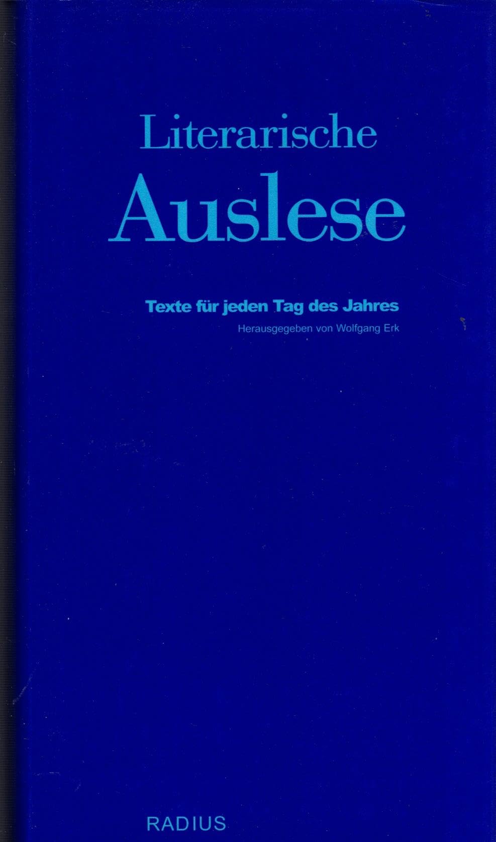 Literarische Auslese book