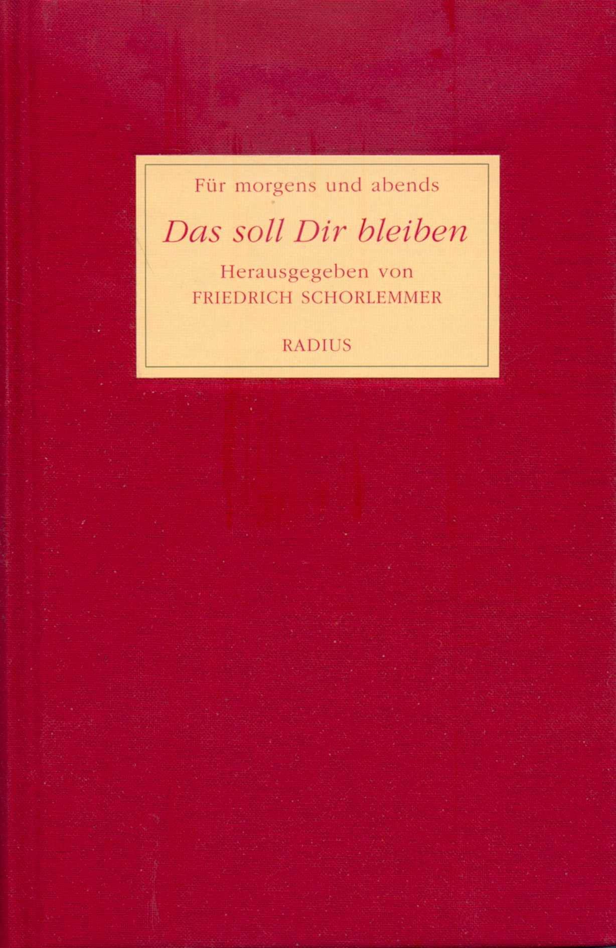 Das soll Dir bleiben Contemporary literature Books