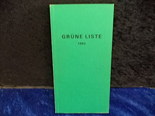 Grüne Liste 1983. Verzeichnis diätetischer und diätgeeigneter Lebensmittel Books