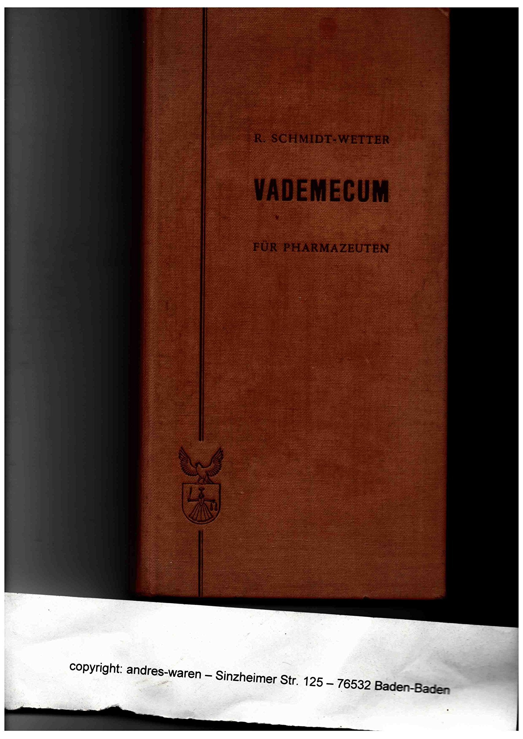 Vademecum für Pharmazeuten Medicine