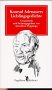 Konrad Adenauers Lieblingsgedichte Fiction Books