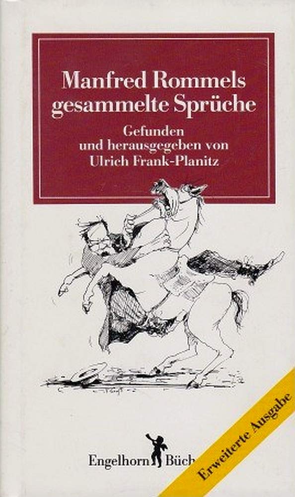 Manfred Rommels gesammelte Sprüche Politics & Society Books