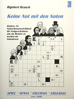 18 Noten-Kreuzwort-Rätsel: Keine Not mit den Noten Books