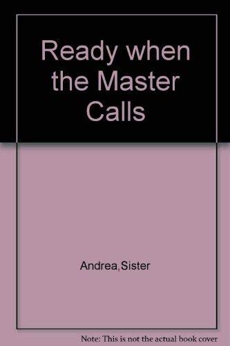Ready When The Master Calls Books