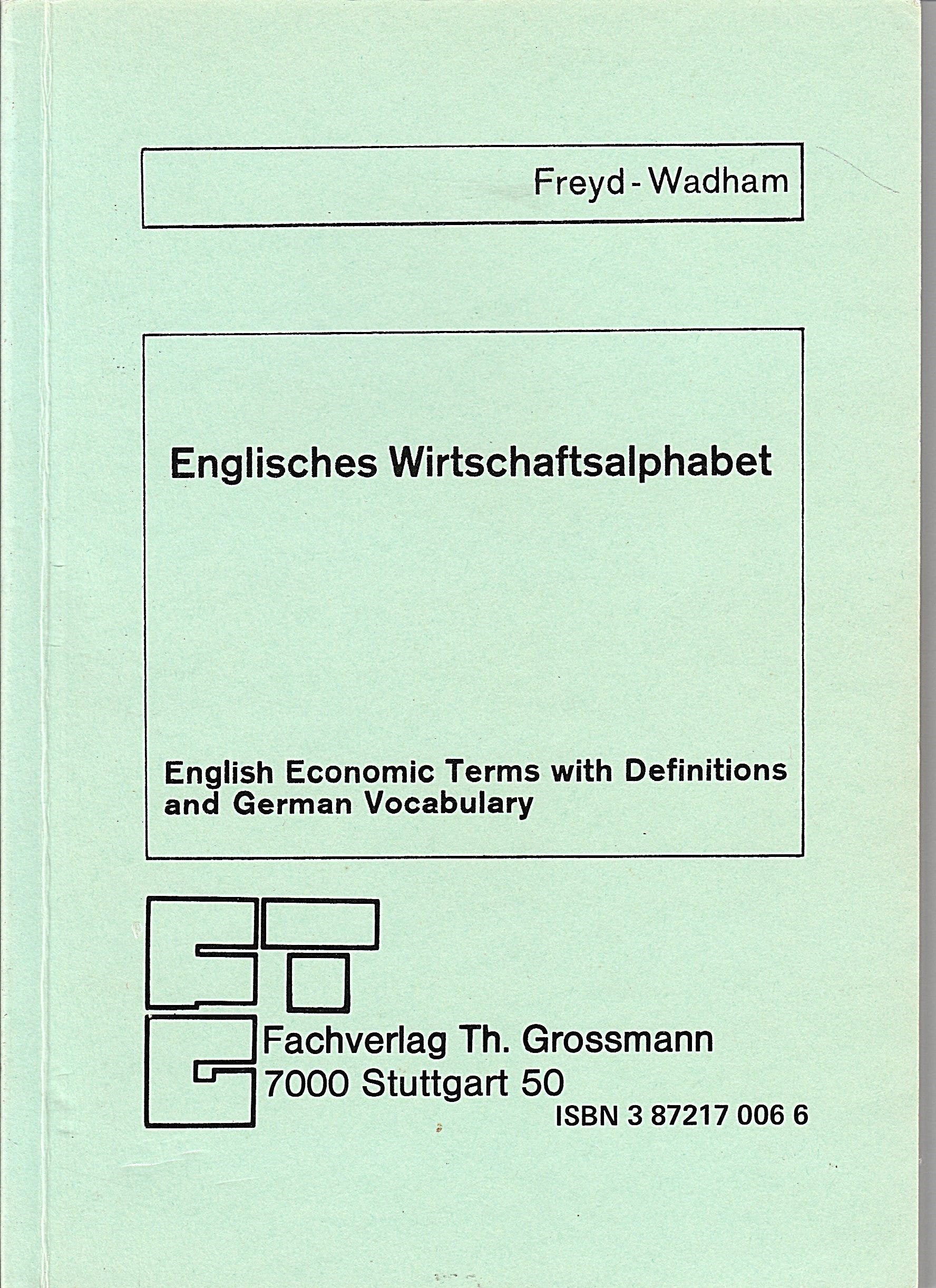 Englisches Wirtschaftsalphabet Foreign Languages ​​& Dictionaries