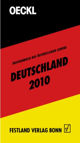 OECKL Taschenbuch des Öffentlichen Lebens - Deutschland 2010, Buchausgabe - Business, Finance & Career