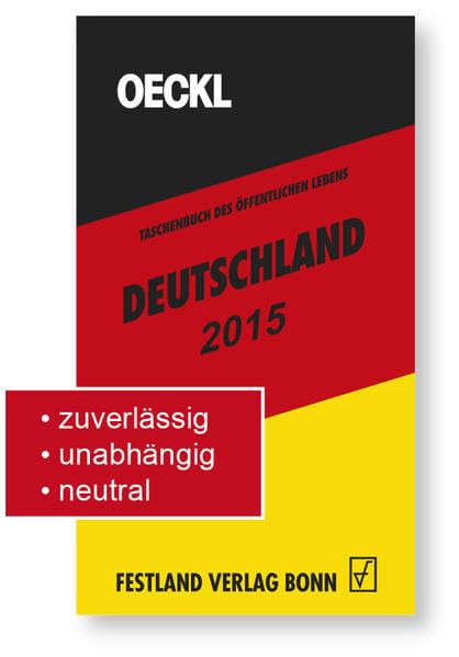 OECKL. Taschenbuch des OECKL. Taschenbuch des Öffentlichen Lebens – Deutschland 2015 - Buchausgabe Law
