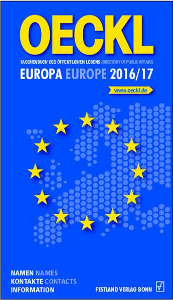 OECKL. Taschenbuch des Öffentlichen Lebens - Europa 2016/2017 - Buchausgabe 21. Jahrgang Law