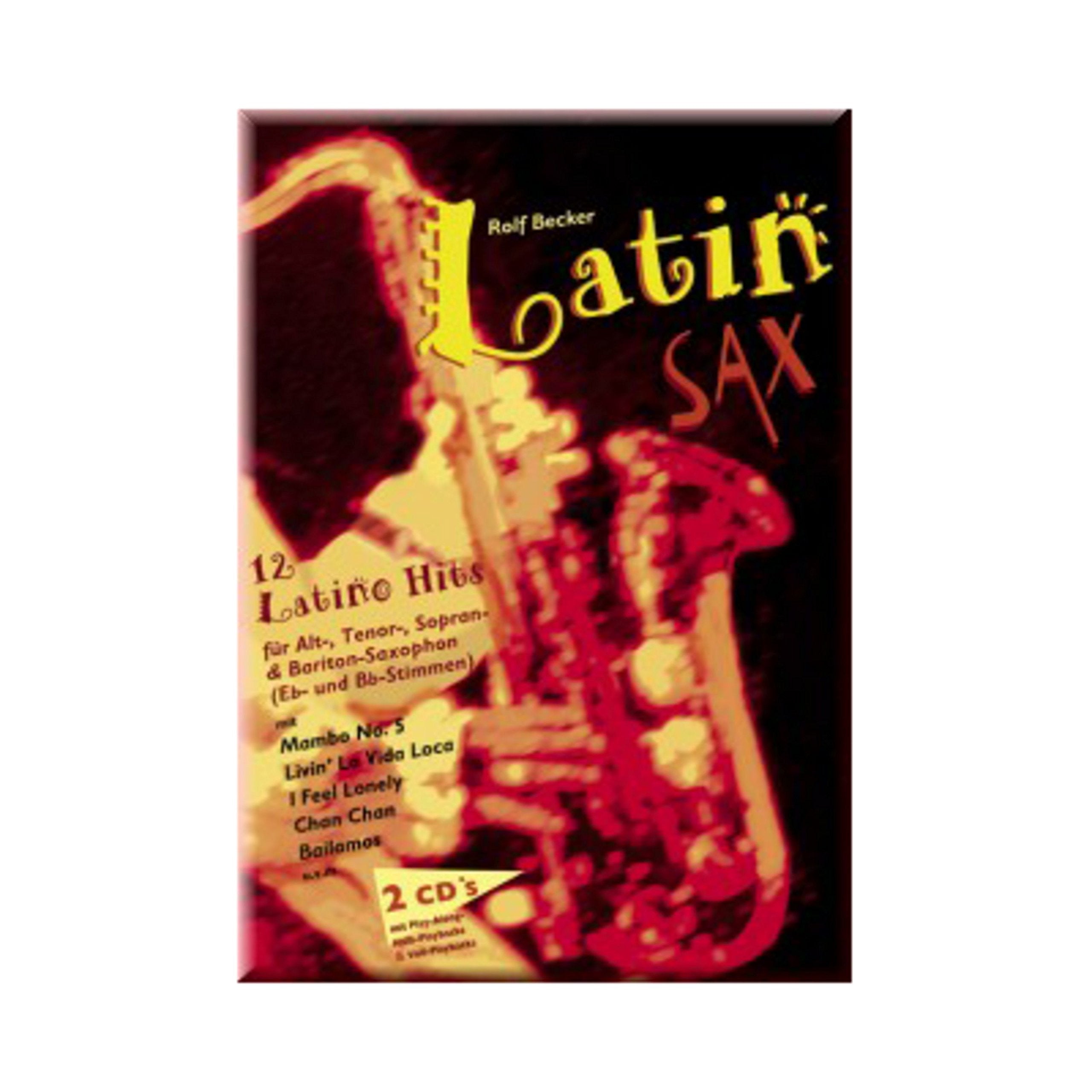 Gerig-Verlag Latin Sax, 12-Latino-Hits Rolf Becker, Buch/CD - Collection de Partitions pour Bois book