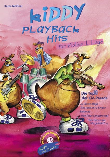 Kiddy Playback Hits für Violine: Die Top 10 der "Kid-Parade" Sheet Music