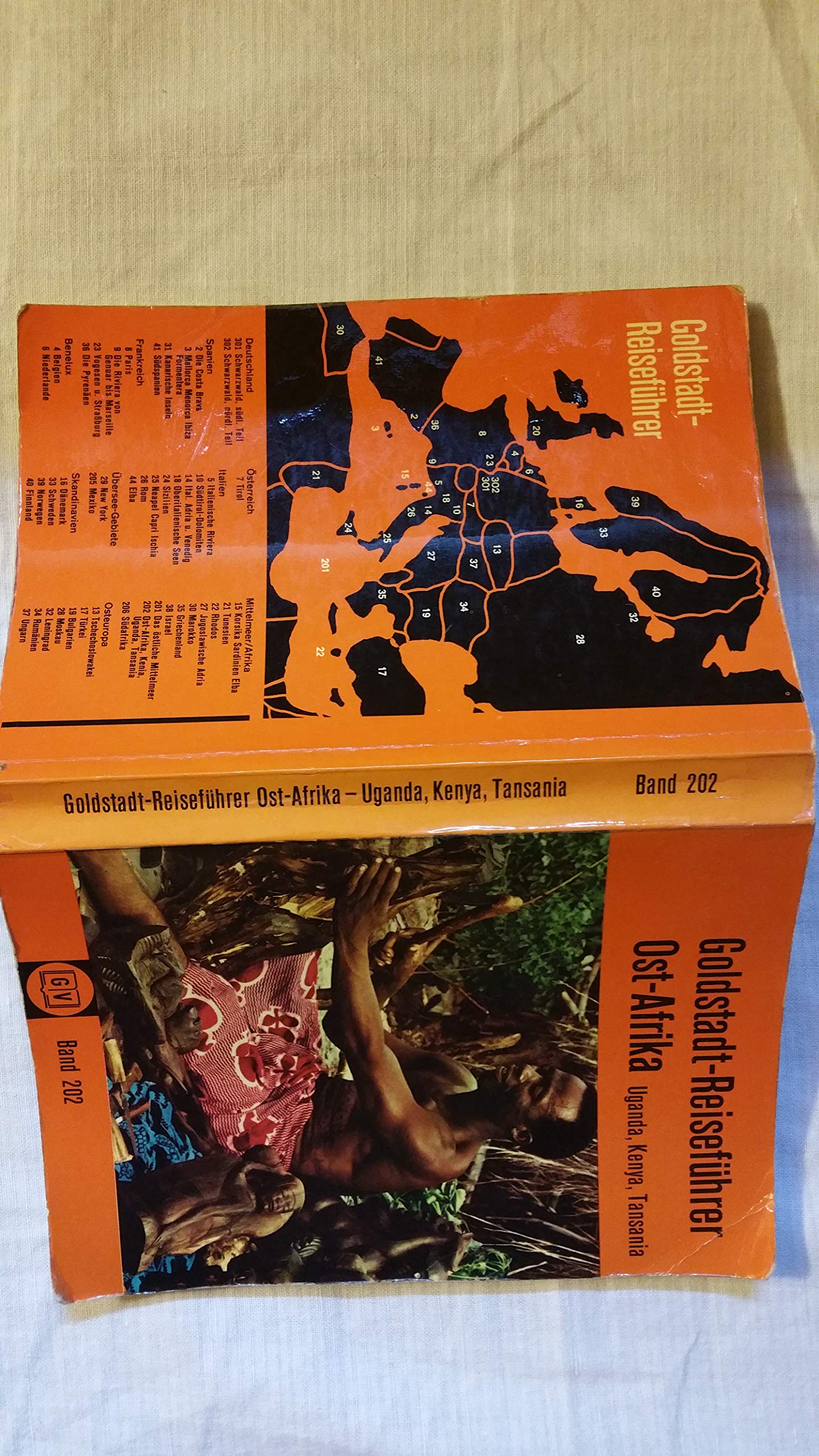 Ost Afrika. Goldstadt- Reiseführer. Uganda, Tansania, Kenya. Books