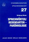 Sprichwörter / Redensarten - Parömiologie book