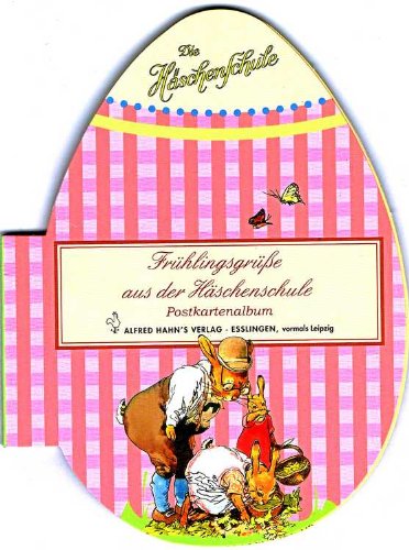 Postkartenalbum Frühlingsgrüße aus der Häschenschule Children's books