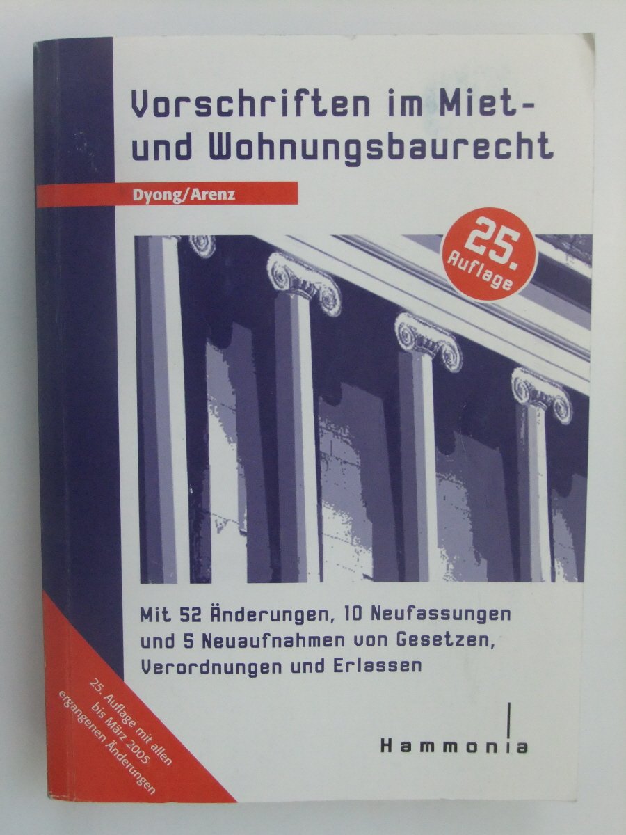 Vorschriften im Miet- und Wohnungsbaurecht Law