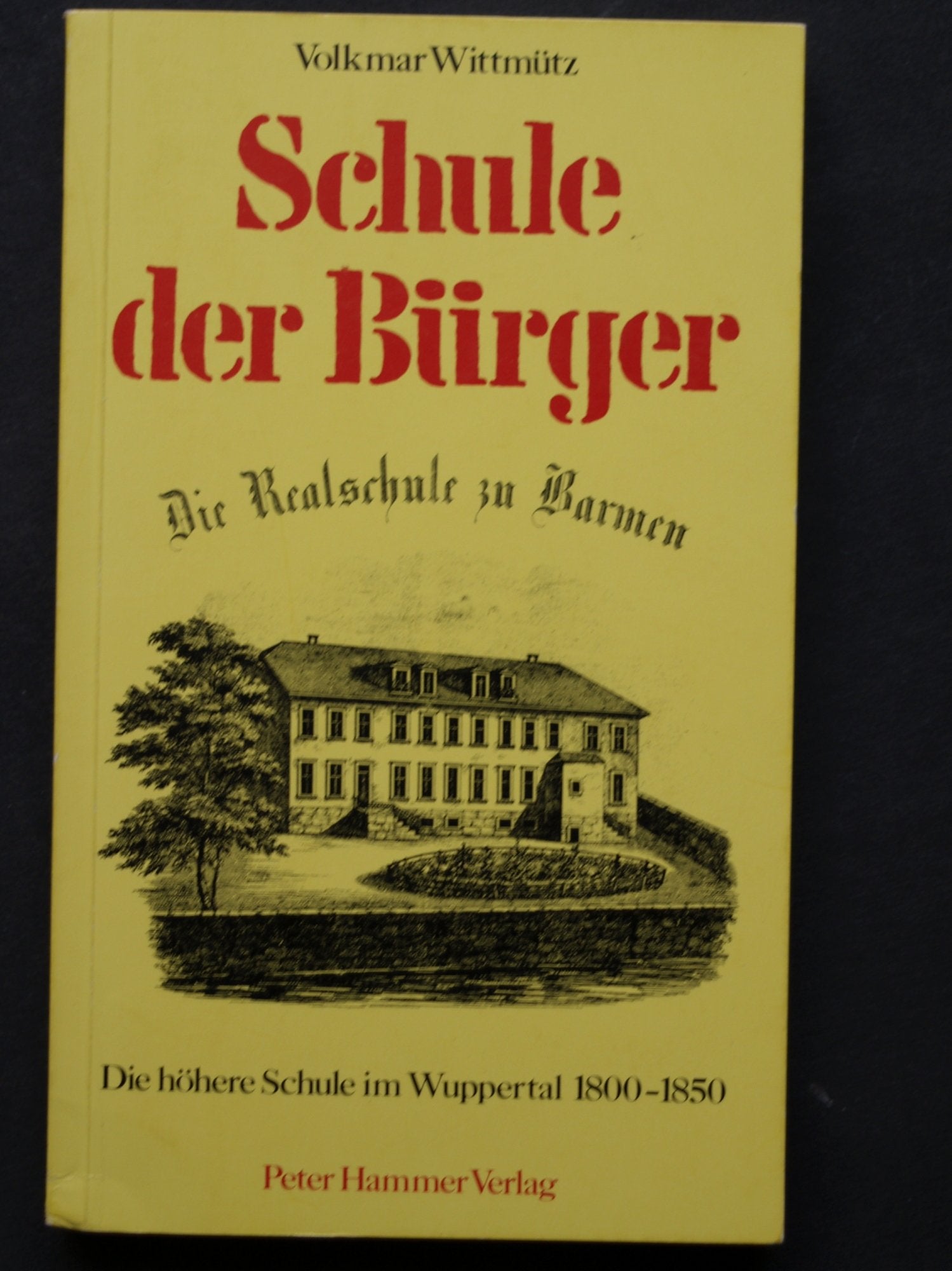 Schule der Bürger. Die höhere Schule in Wuppertal 1800-1850 im Spannungsfeld zwischen bürgerlichem Gestaltungswillen und staatlicher Reglementierung Books