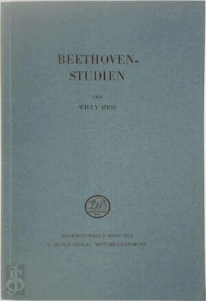 Beethoven-Studien Arts & Music