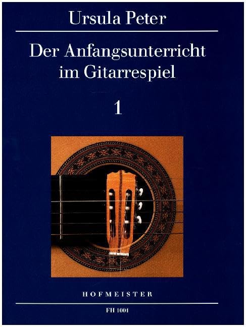 Der Anfangsunterricht im Gitarrespiel 1 Sheet Music