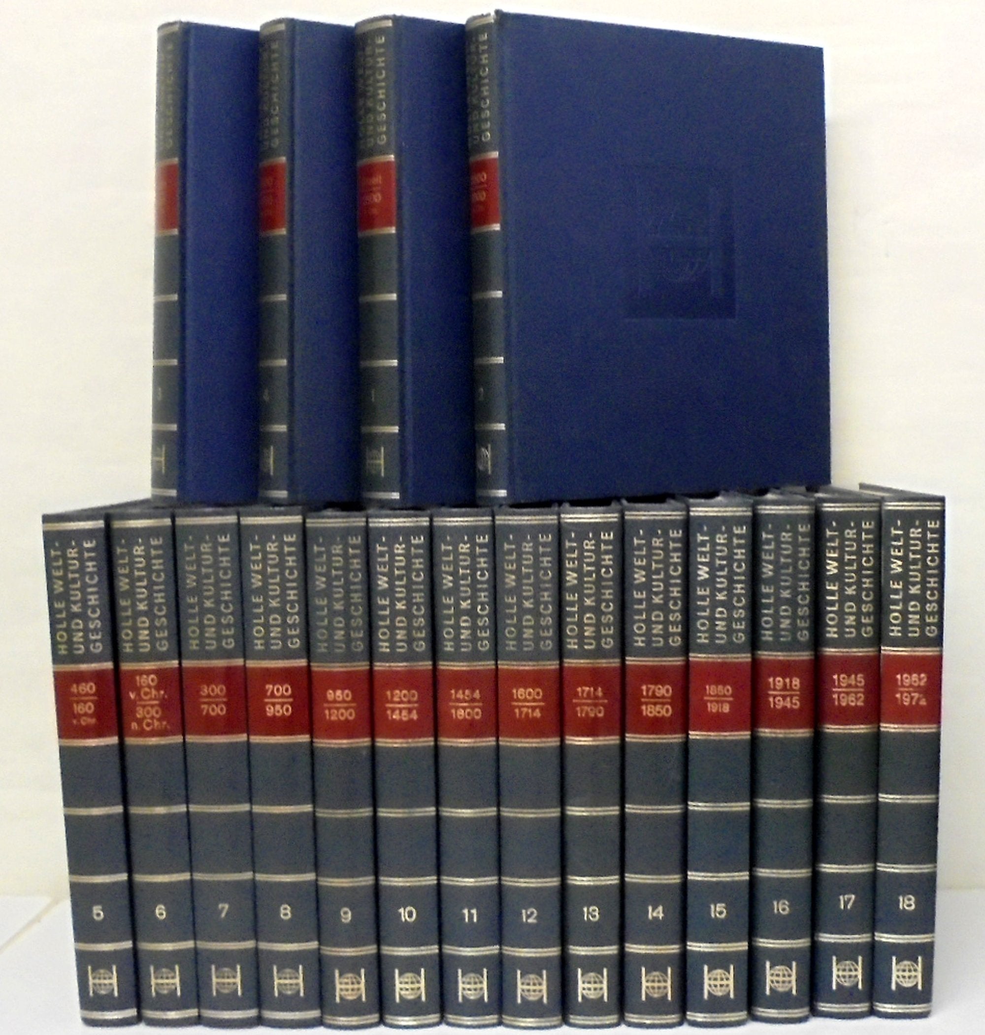 HOLLE Welt- und Kulturgeschichte - Band I (Urzeit 2500 v. Chr.) bis Band 18 (1962 - 1972) (Holle - Welt- und Kulturgeschichte) Books