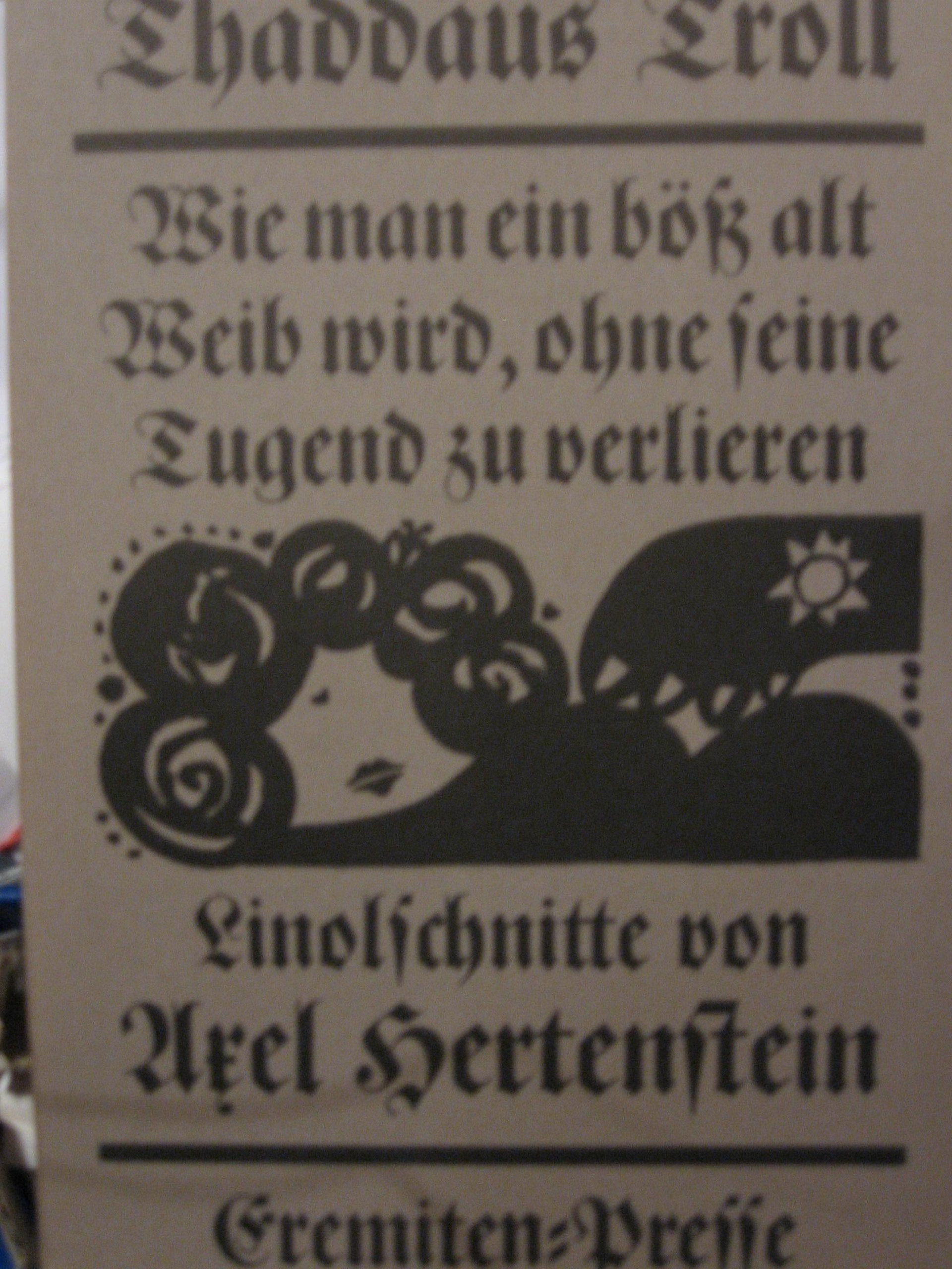 Wie man ein böß alt Weib wird, ohne seine Tugend zu verlieren Books