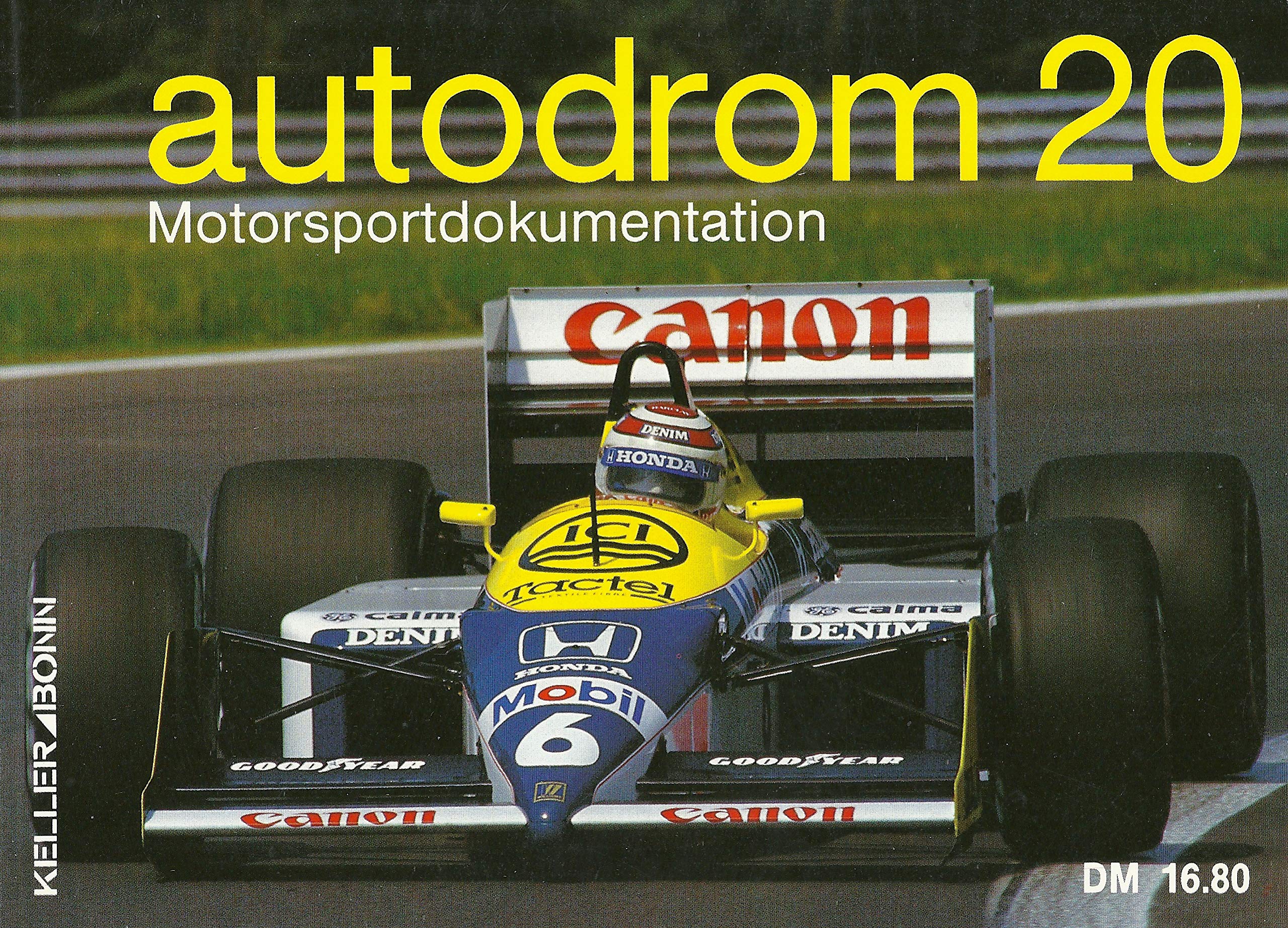 Autodrom 20 - Motorsportdokumentation Ausgabe 1988 Books