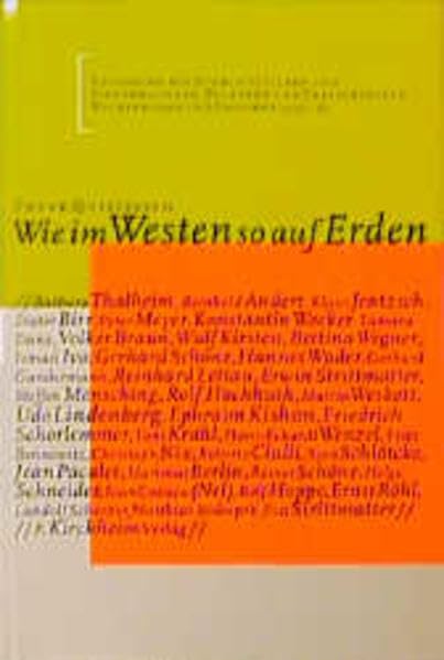Wie im Westen so auf Erden Essays & Short Stories