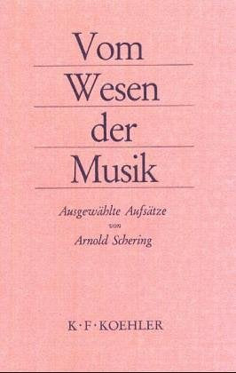 Vom Wesen der Musik: Ausgewählte Aufsätze book