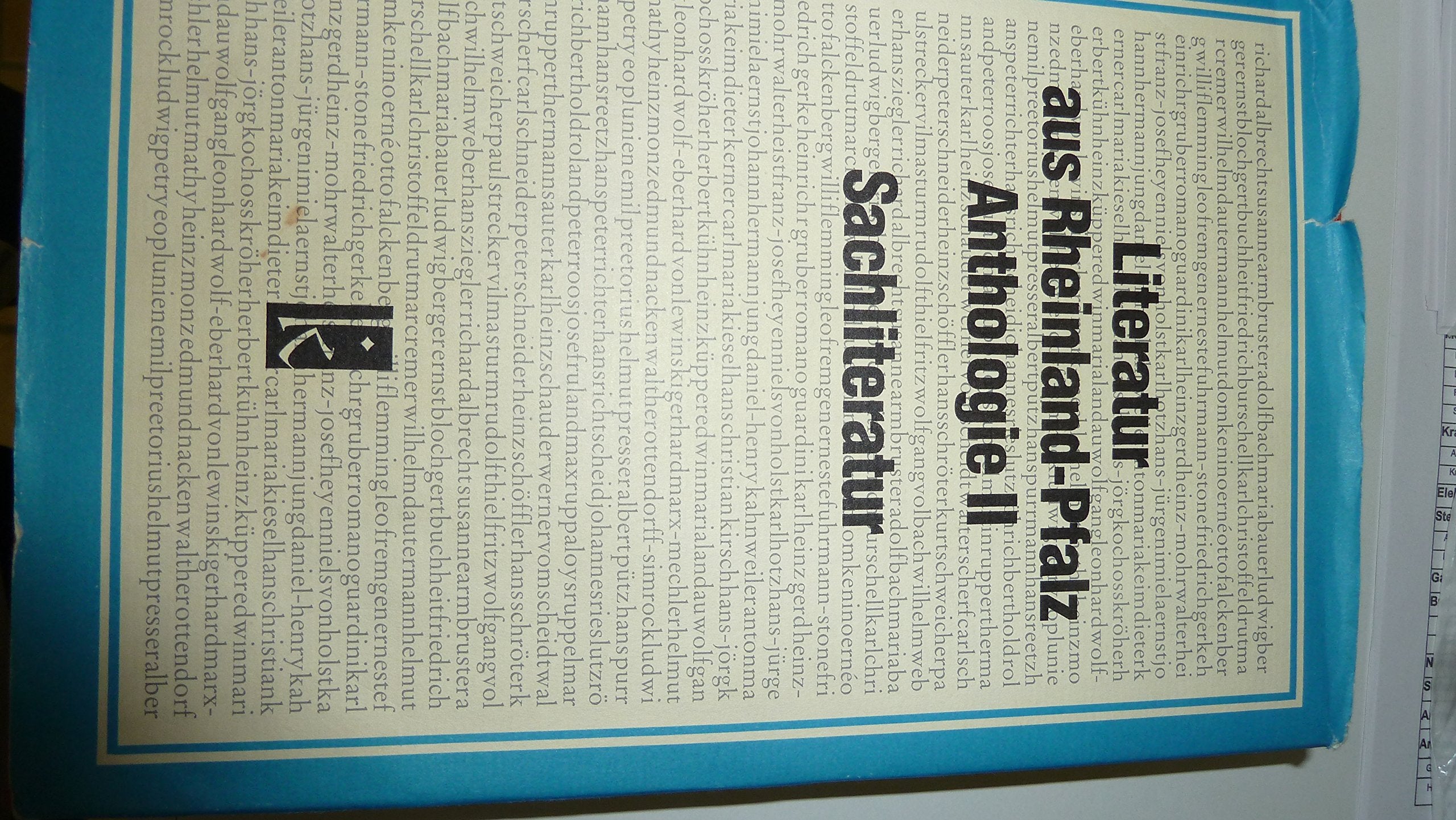 Literatur aus Rheinland-Pfalz: Anthologie II. Sachliteratur Professional & Reference Books