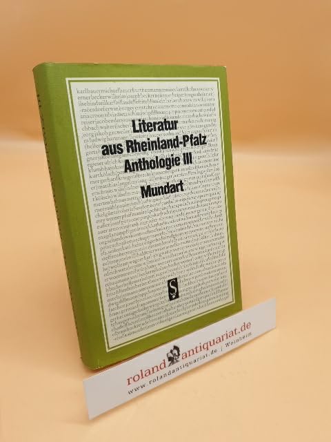 Literatur aus Rheinland-Pfalz: Anthologie III. Mundart Books