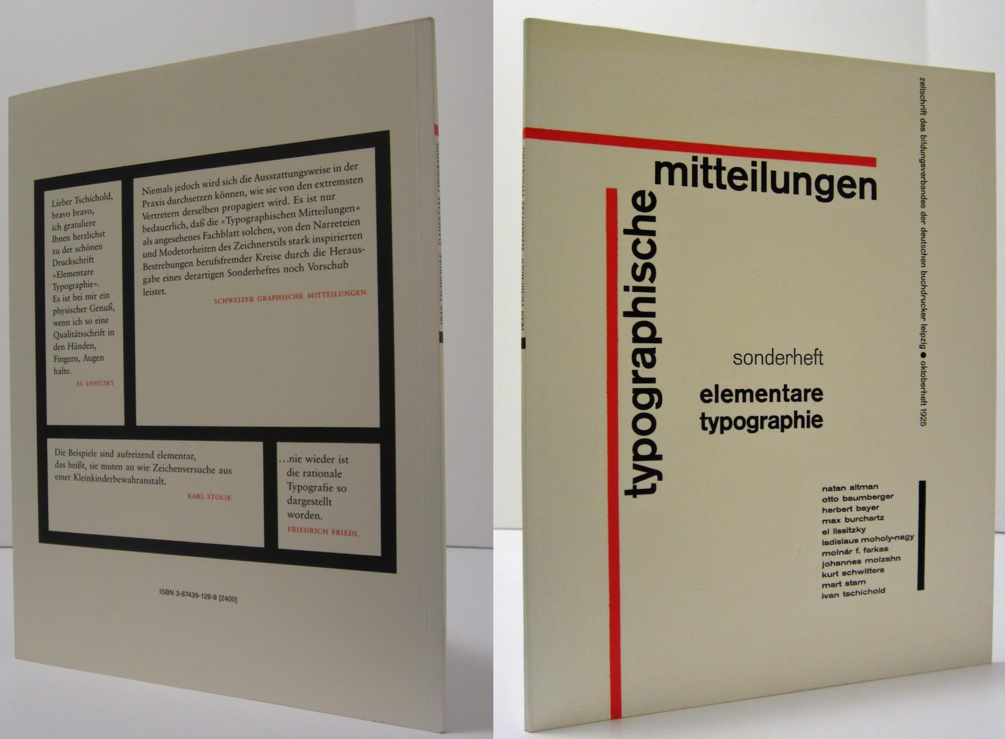 Elementare Typografie: Sonderheft der Typografischen Mitteilungen 1025 Film, Art & Culture