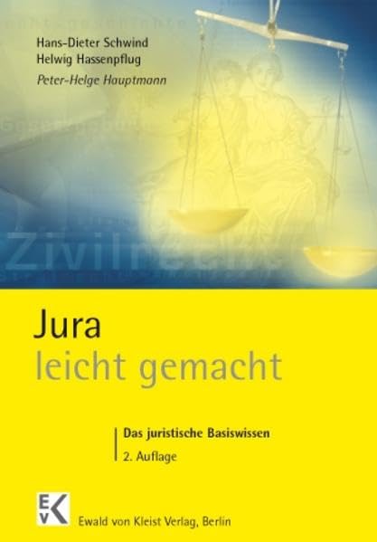 Jura - leicht gemacht: Das juristische Basiswissen: Gesetzgebung, Rechtsprechung, Lehre, Grundwissen für das Zivil-, Straf- und Öffentliche Recht, ... Eine kleine Rechtsgeschichte im Überblick Law