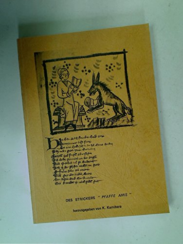 Des Strickers Pfaffe Amis (Göppinger Arbeiten zur Germanistik) Books