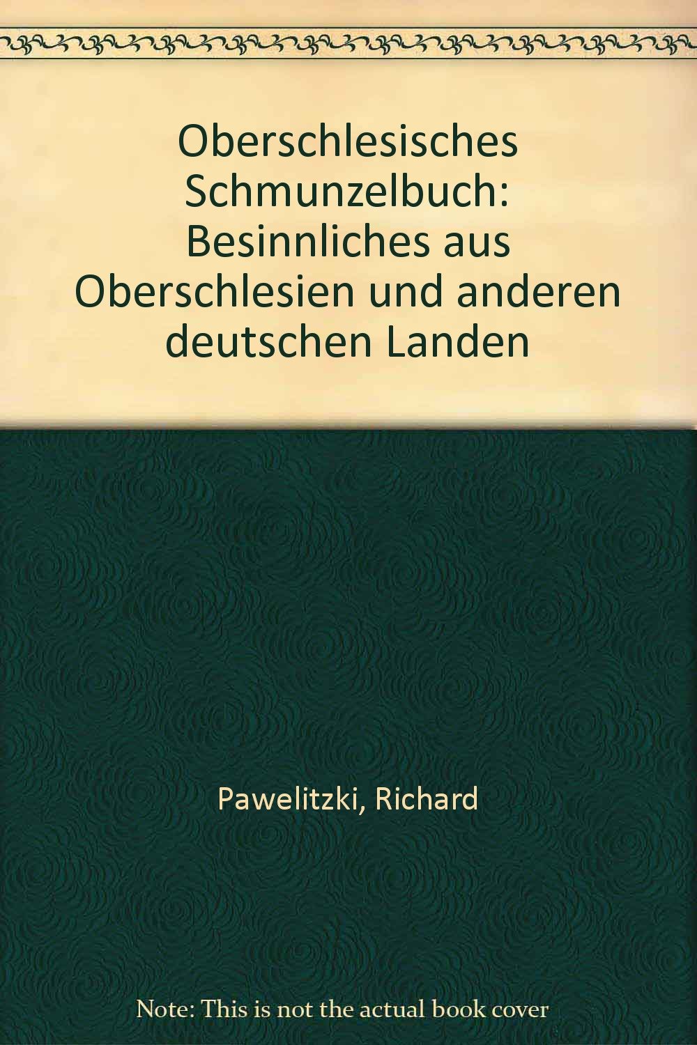 Oberschlesisches Schmunzelbuch : Besinnliches aus Oberschlesien u.a. dt. Landen. Contemporary literature