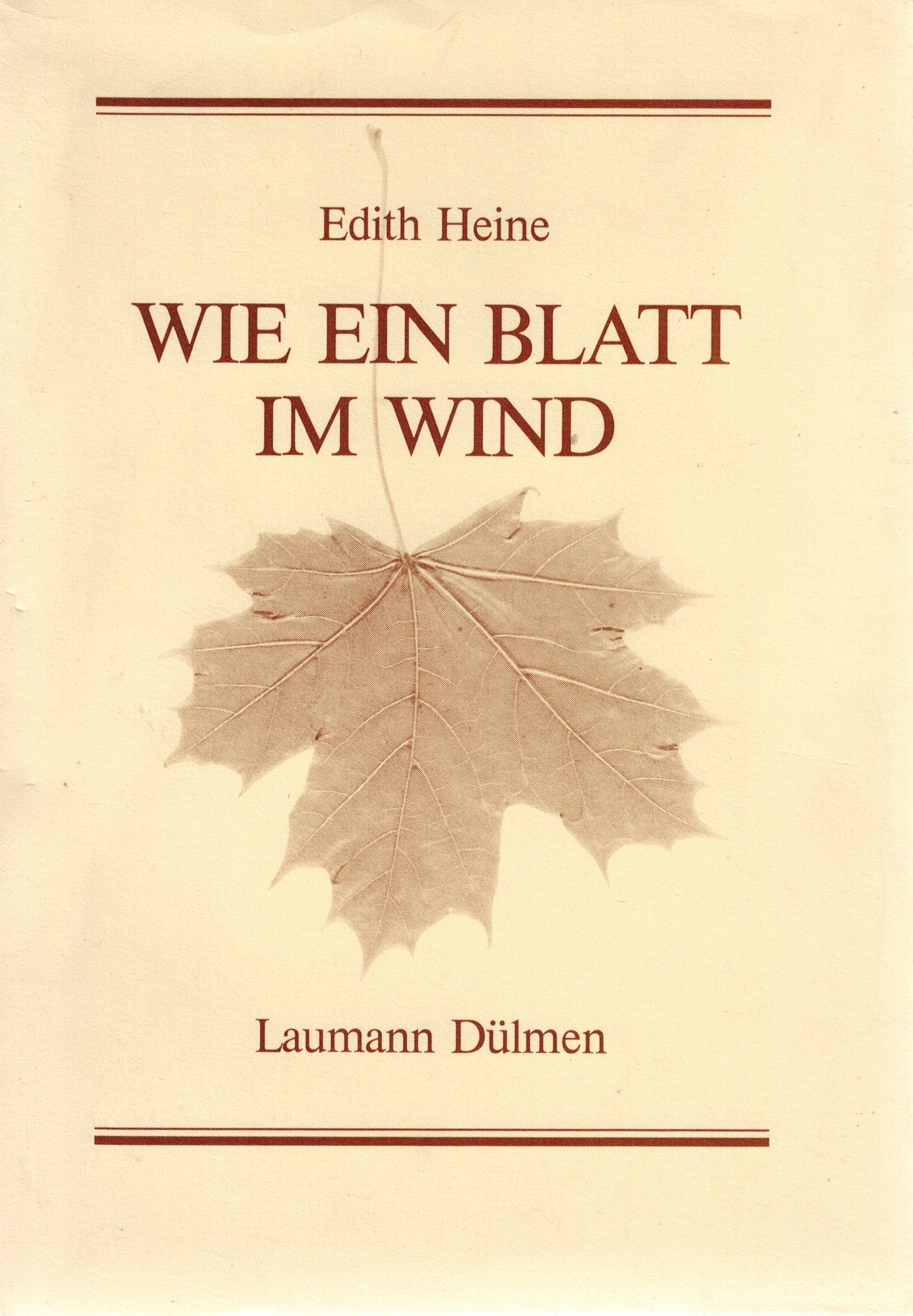 Wie ein Blatt im Wind: Gedanken, Schlesische Erinnerungen Memories