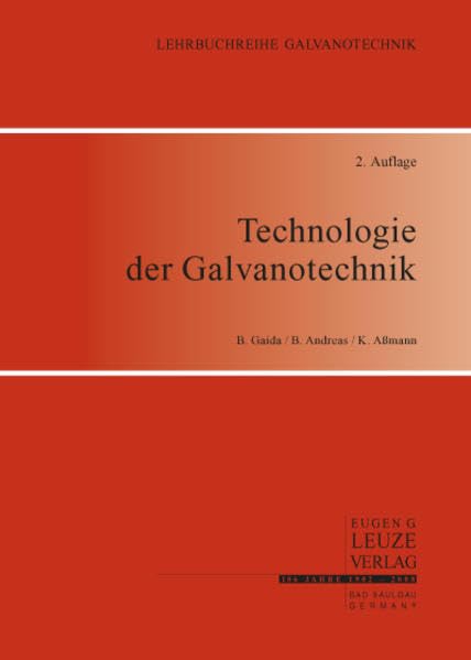 Product Image: Technologie der Galvanotechnik
