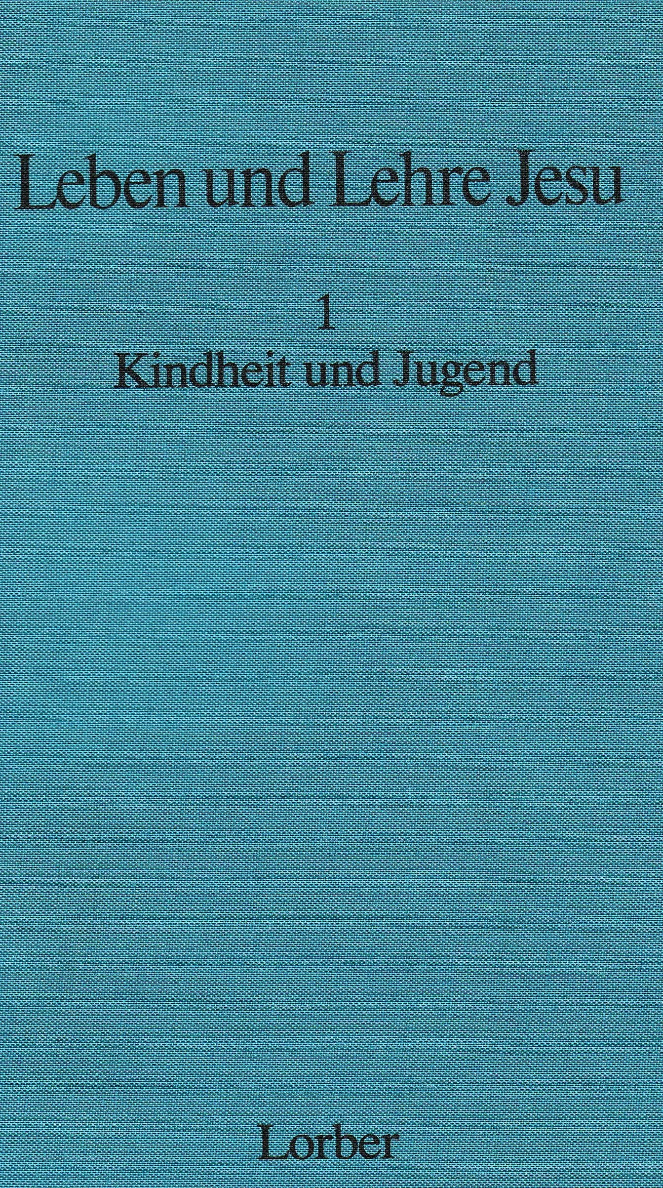 Leben und Lehre Jesu Philosophy