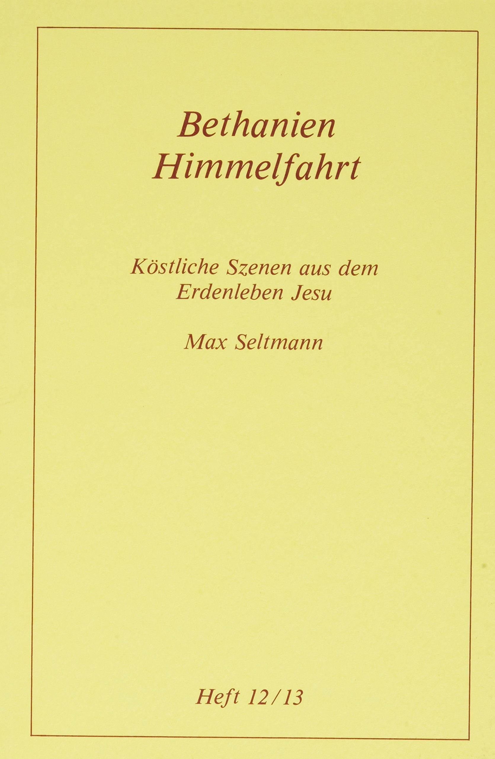 Köstliche Szenen aus dem Erdenleben Jesu / Bethanien /Himmelfahrt Film, Art & Culture