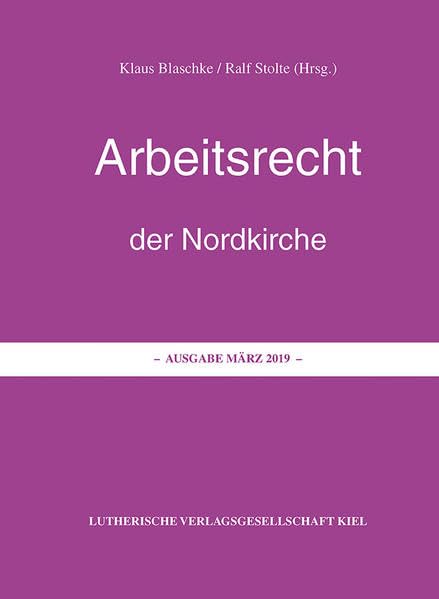 Arbeitsrecht der Nordkirche: Ausgabe März 2019 Religion & Esotericism